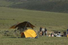 River camp on the Kongakut