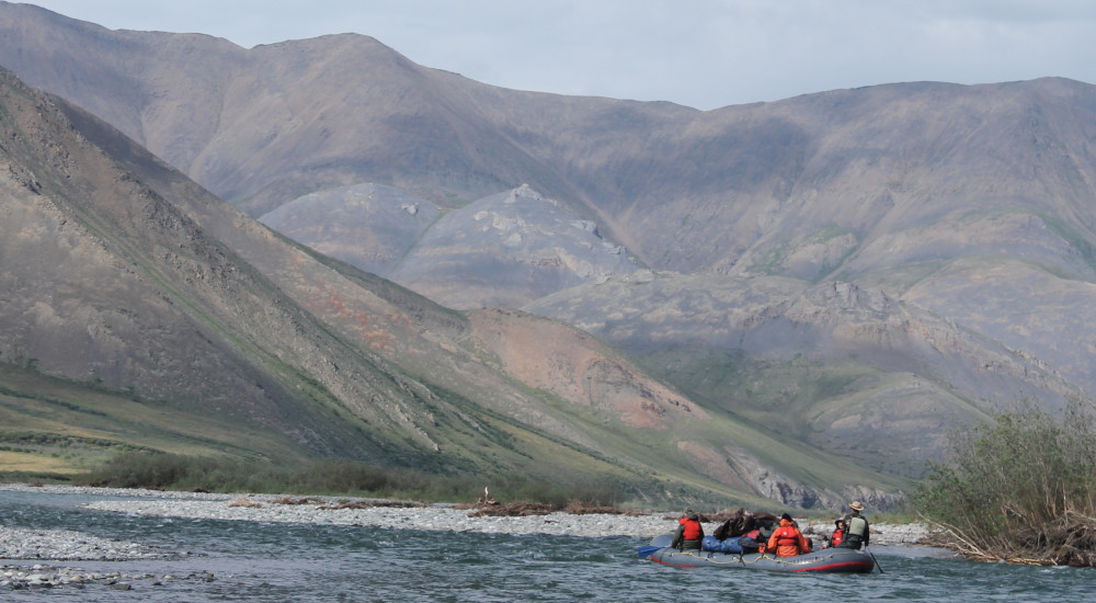 The Kongakut river offers an incredible wilderness rafting and hiking trip in ANWR