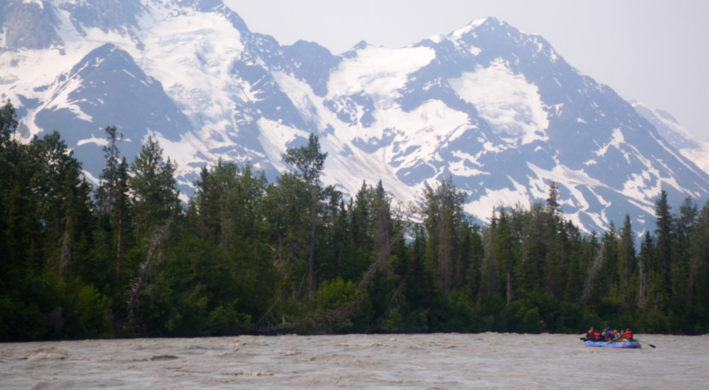 The Tatshenshini bisects the largest non-polar icecap on the planet