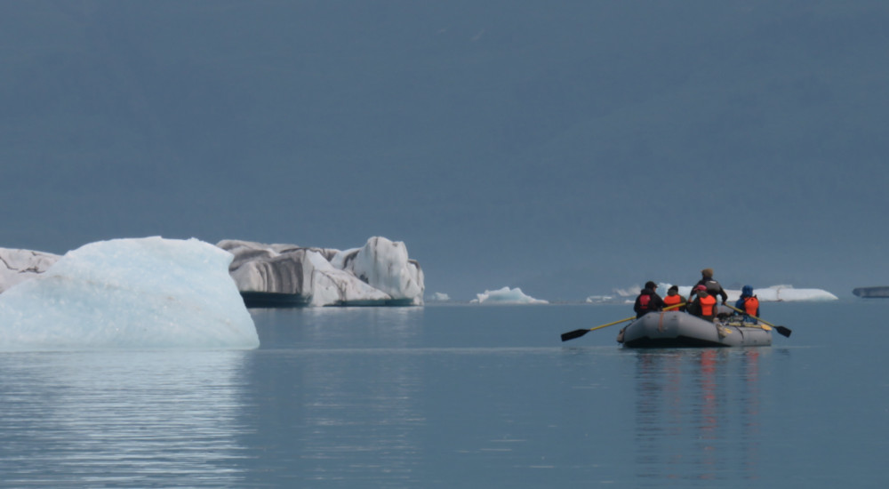 Icebergs of Alsek Lake