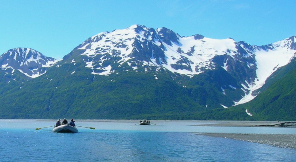 Bluebird day on the Alsek