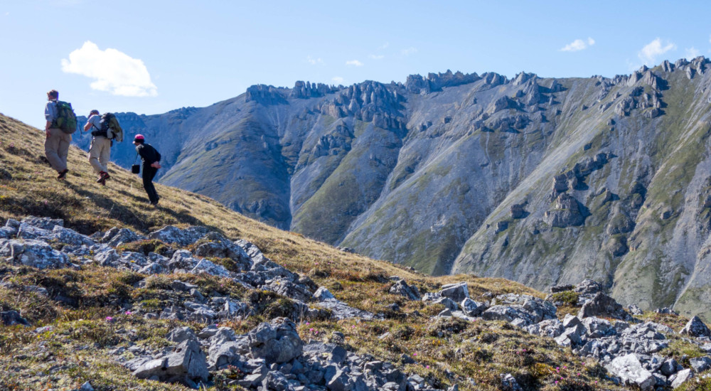 Hiking in the Arctic