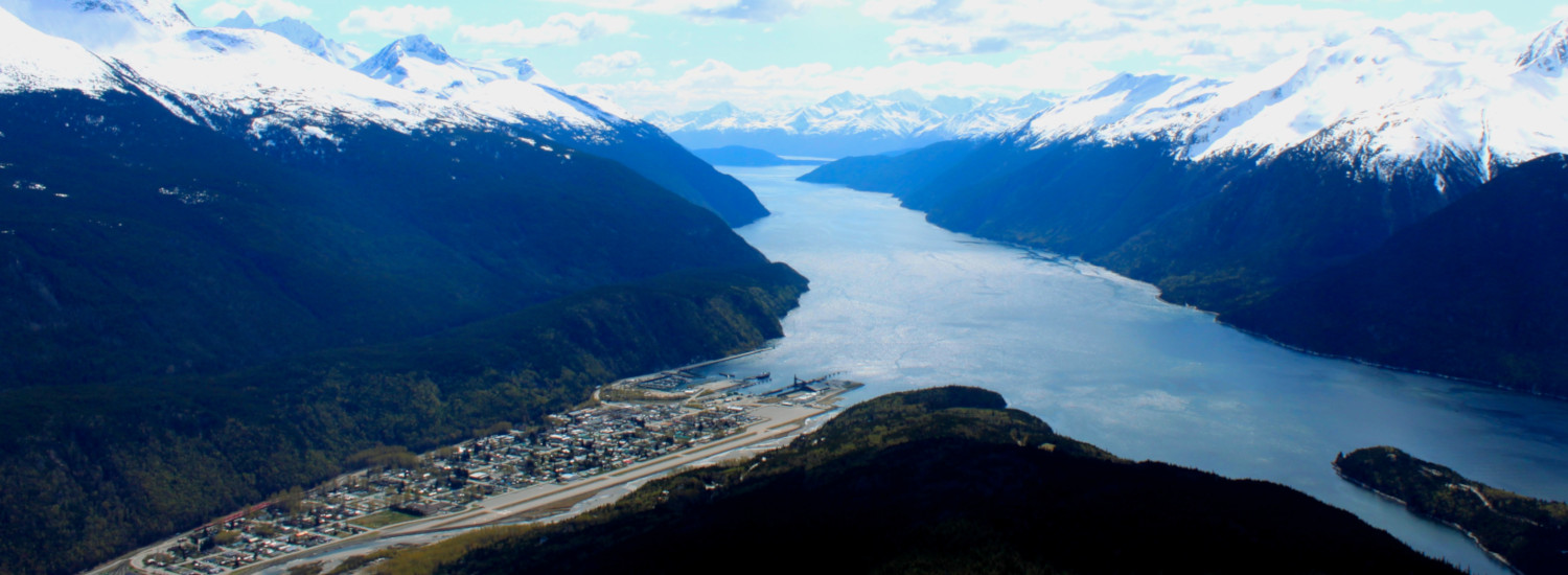 Town of Skagway sits at the northernmost part of the Inside Passage